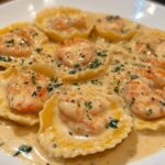 I ravioli di astice con salsa cremosa