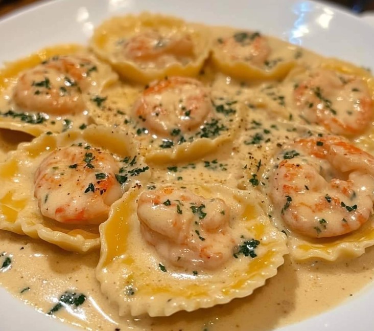 I ravioli di astice con salsa cremosa