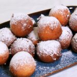 fresche ciambelle di zeppole alla ricotta